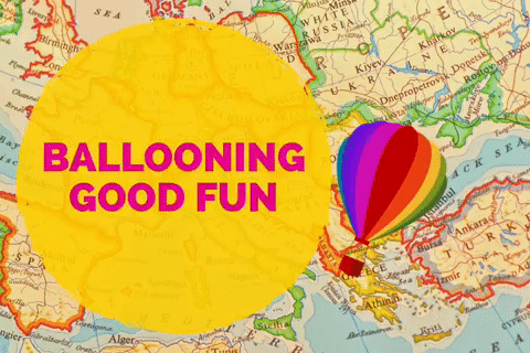 Ballooning good fun section header graphic